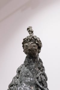Image 2 of Contemplation, 2021, gas-fired stoneware statue