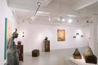 Image 5 of Contemplation, 2021, gas-fired stoneware statue