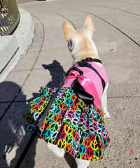 Image 1 of Pink Peace Sign Dress