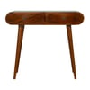 Rounded Console Table - Chestnut