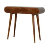 Rounded Console Table - Chestnut