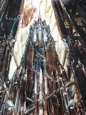 Image of MTG MOUNTAIN LIMITED EDITION POSTER PRINT