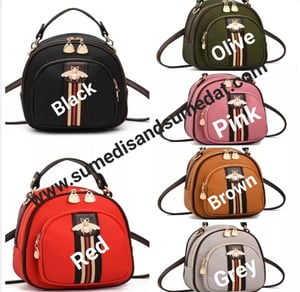 Image of S & S Fashionable Bee Leather Vintage Shoulder Backpack Bags