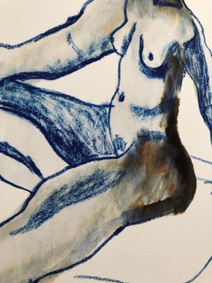 Image of ‘Blue Nude’ Giclee Print