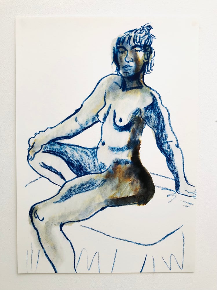 Image of ‘Blue Nude’ Giclee Print
