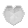 Large diamond heart silicone mold with 2 hammer
