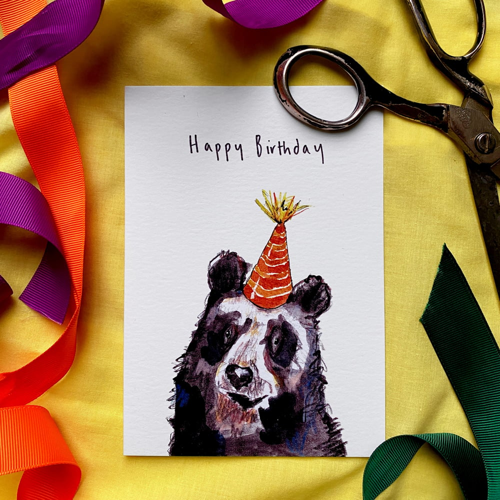 Image of birthday bear card