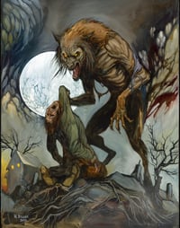 PRE ORDER - ‘Night of the Werewolf' - Giclee print