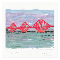  Red Rail Bridge screen print