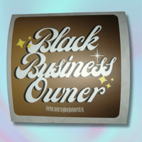 ✨ Black Business Owner ✨ | Sticker