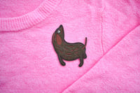 Image 1 of Wiener Dog Iron on Patch