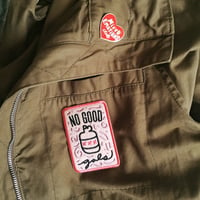 Image 2 of No Good Gals - Girl Gang Feminist Iron On Patch