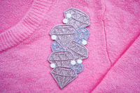 Image 3 of Sparkly Gems Iron On Patch