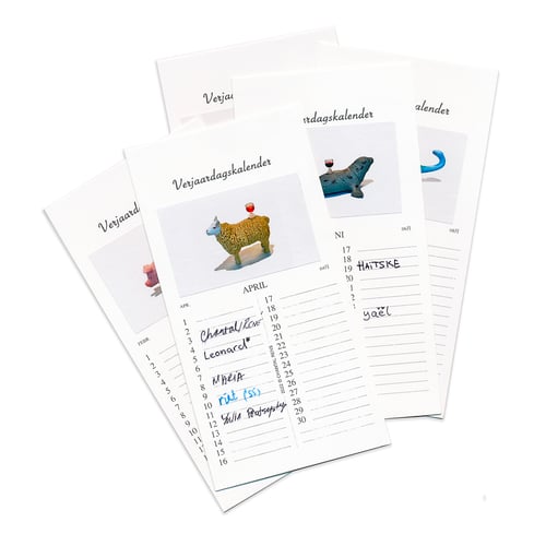 Image of 'YOU RUN AROUND...' - Birthday Calendar