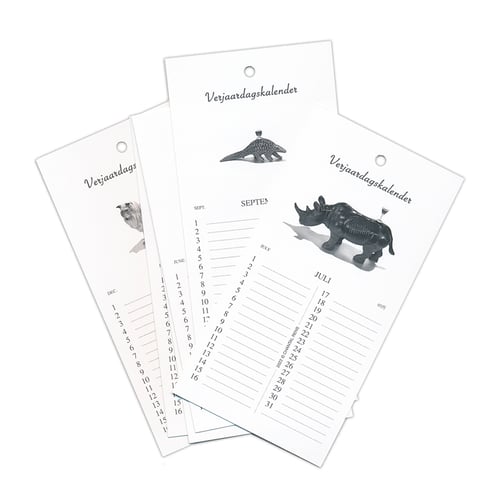 Image of 'YOU RUN AROUND...' - Birthday Calendar