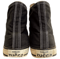 Image 5 of Cabane de Zucca "Zipper & Strap" Chuck Taylors