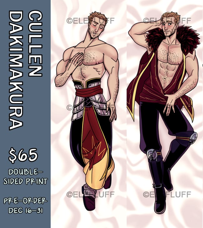 Dragon Age Body Pillowcases