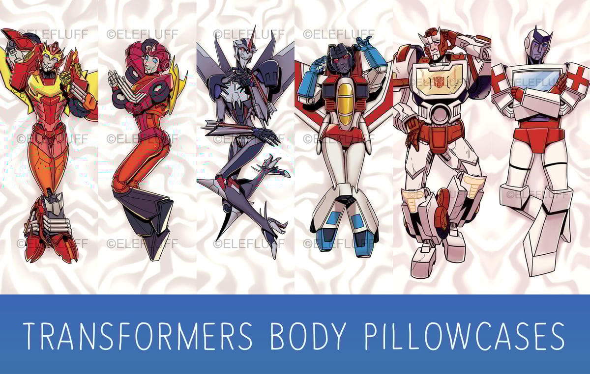 Transformers Body Pillows Hanna Schroy