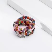 Image 1 of Tree of Life and Hollow Heart Bracelet