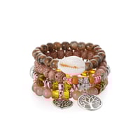 Image 3 of Tree of Life and Hollow Heart Bracelet