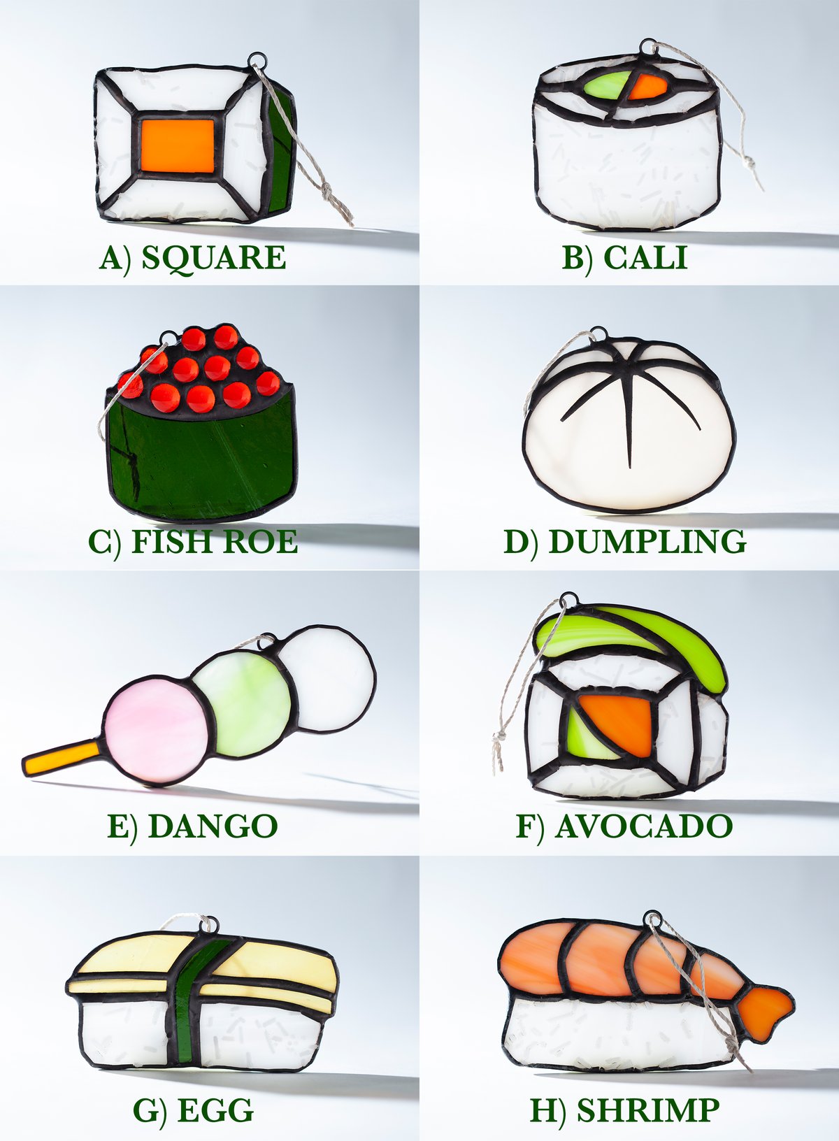 Image of Sushi & Snacks Ornaments