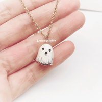 Image 2 of Surprise ghost halloween necklace