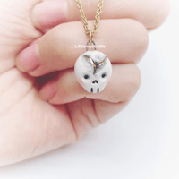 Image 3 of Skull gothic halloween necklace 1