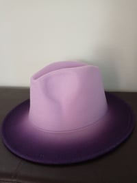 Image 1 of Ombre Fedora (purple)