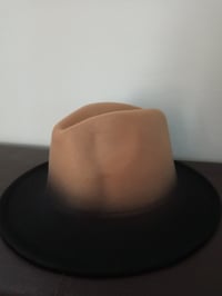 Image 1 of Ombre Fedora (brown)