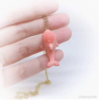 Image 5 of Pink dolphin necklace