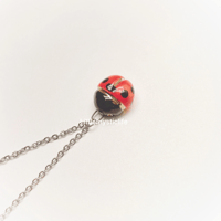 Image 3 of Red ladybug necklace