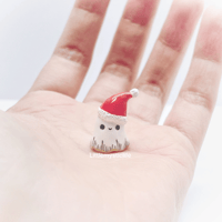 Image 4 of Christmas hat ghost figurine