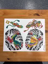 Hannya and Snake Flash print 
