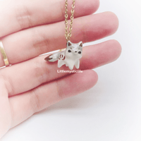 Image 2 of Gray wolf necklace