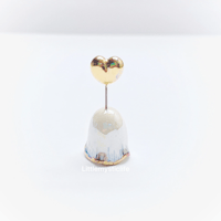 Image 5 of heart ghost figurine