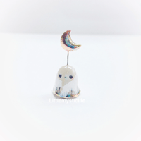 Image 4 of moon ghost figurine 2