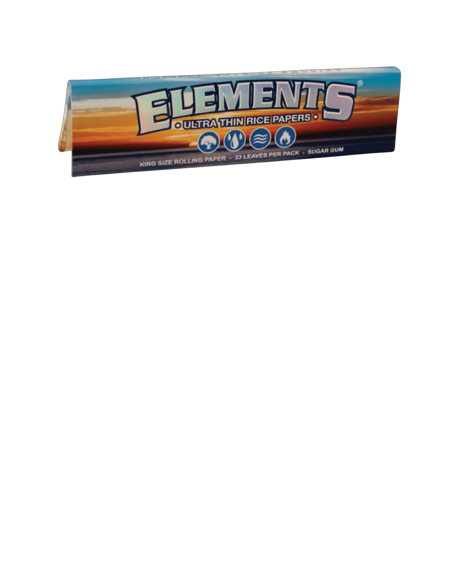  Elements King Size Slim Ultra Thin Rice Rolling Paper Full Box  of 50 Packs : Health & Household