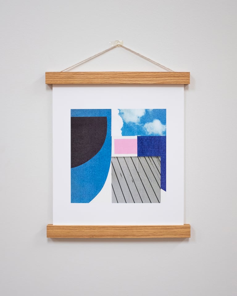 11x14 Collage Art Print