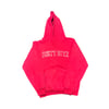 Rhinestone hoodie red 