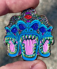 Image 1 of Rainbow Metallic Killa Gorilla Hat Pin