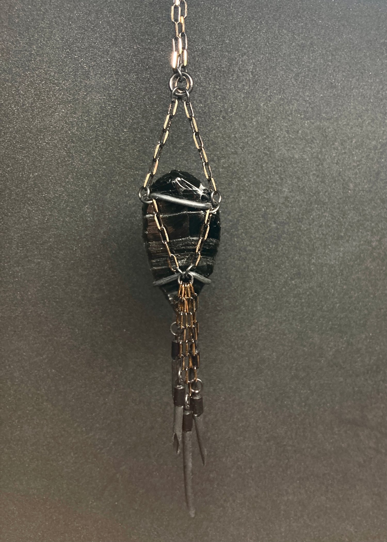 Image of ONE of a KIND || Obsidian Arrowhead #2