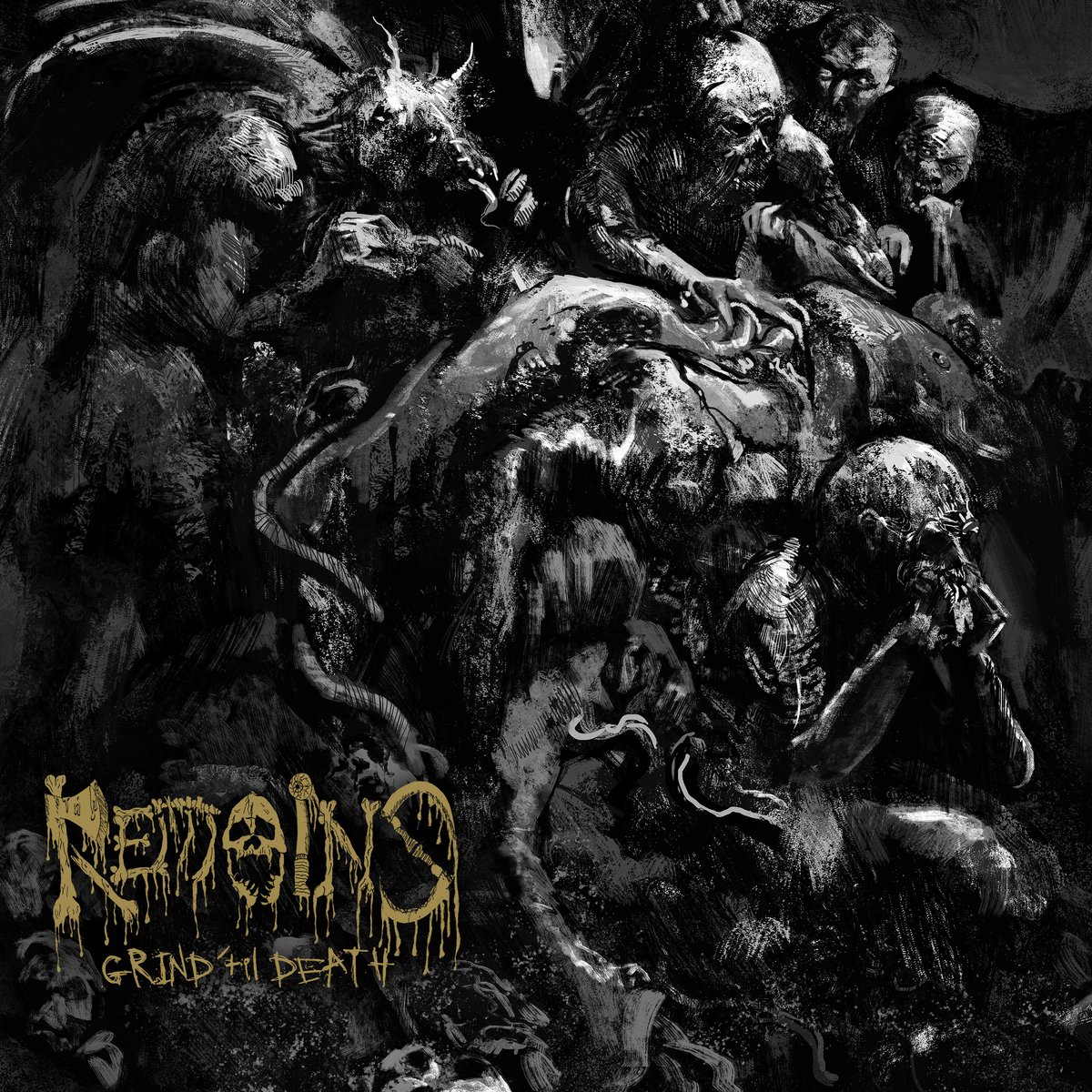 Image of Remains - Grind Til Death Vinyl LP