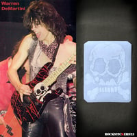 Image 1 of Warren DeMartini guitar sticker Blood and Skull vinyl Charvel Signature Rat