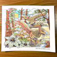 Image 1 of Raptors After The Rain Original Artwork
