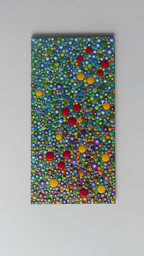 Image of Magnetic dotart canvas fridge magnet 2022 by Alberto Martín