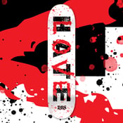 Image of  "LOVE OVER HATE" Team Pro Model Skateboard (White)