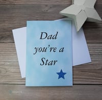 Dad you're a Star card