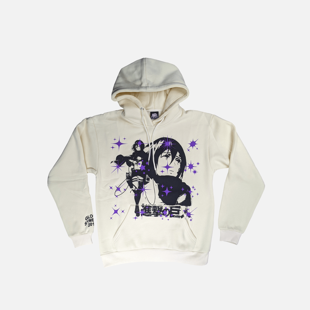 Image of MIKASA SAMPLE HOODIE - CREAM PULLOVER