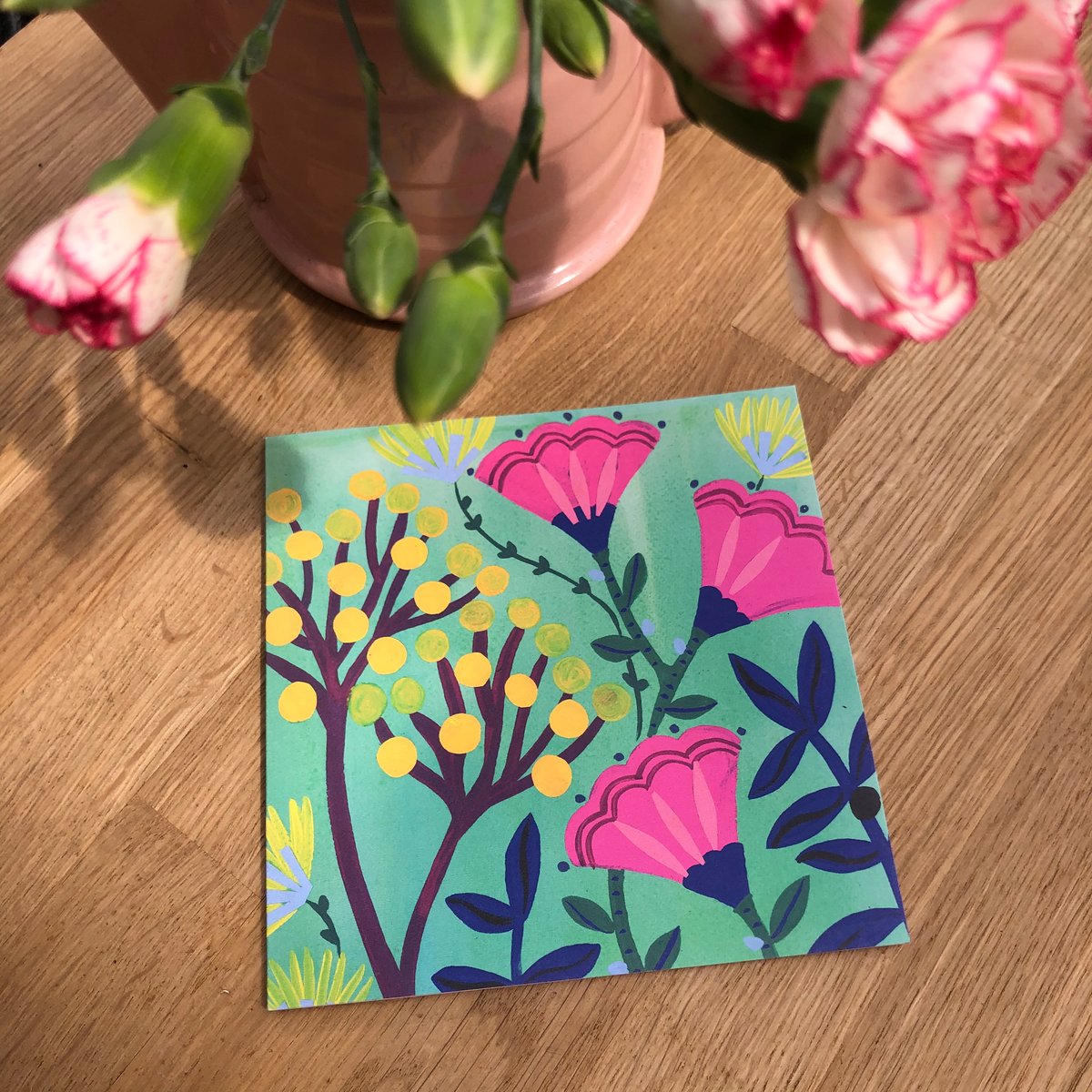 Fantastical Floral Card Set of 5