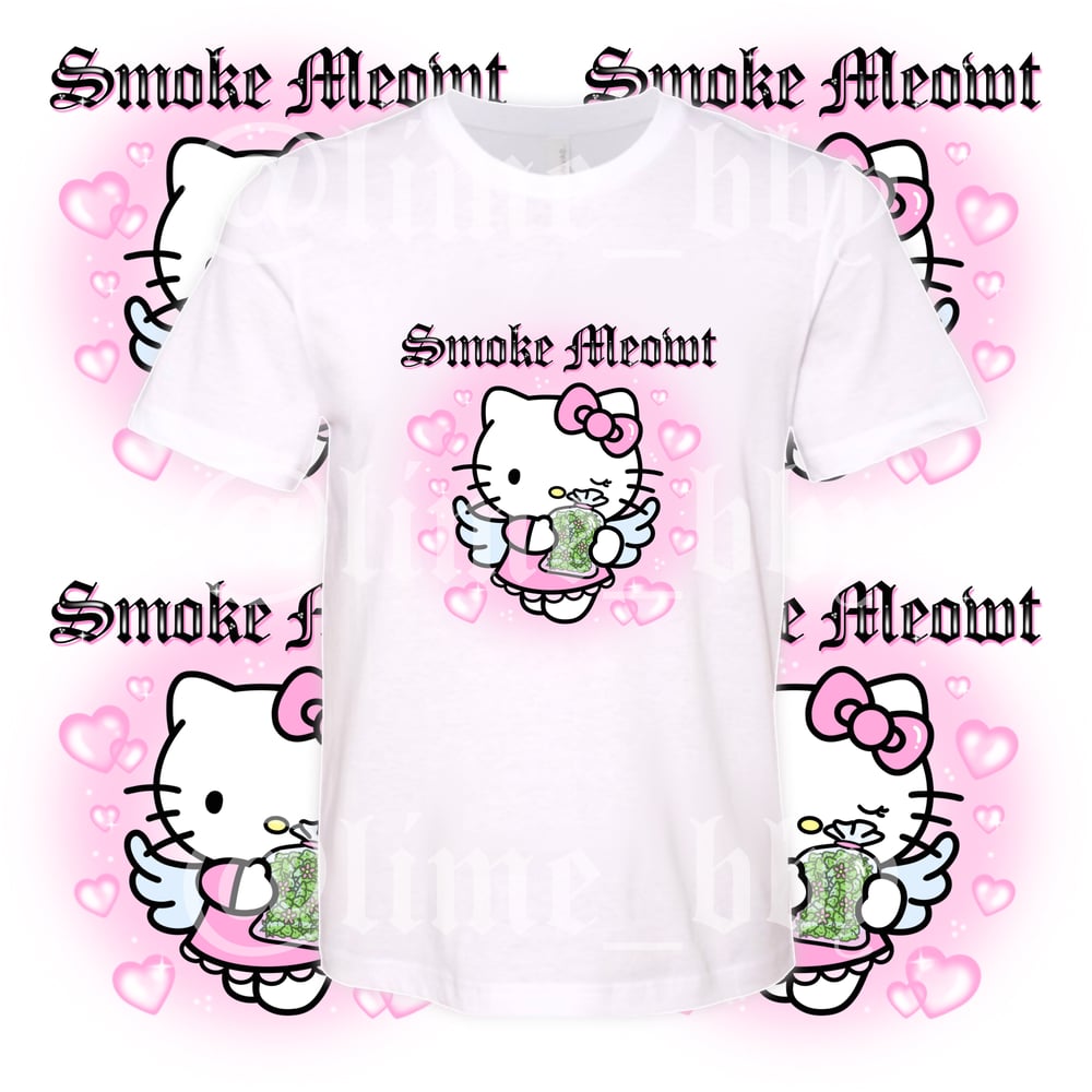 Image of Smoke Meowt HK T-Shirt